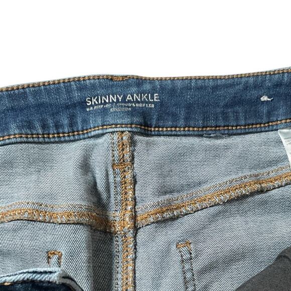 Chicos Skinny Ankle Size 10 R Used Cigarette Fit Soft Denim Good Condition - Picture 7 of 10